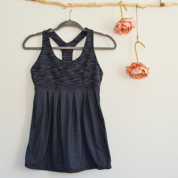 lululemon athletica Tops - Lululemon Gray adjustable Bottom Tank Top